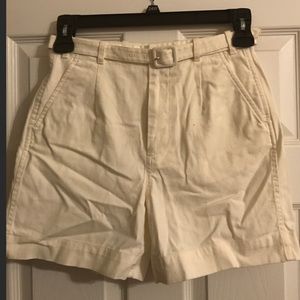Vintage 1980 Ralph Lauren White Cotton Shortts